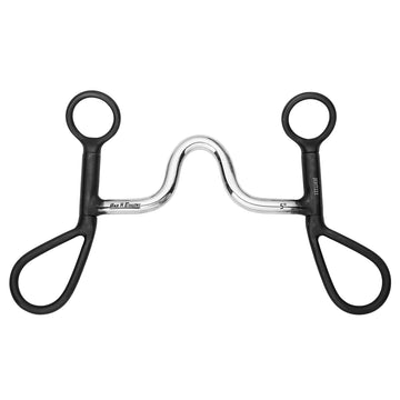 BAR H EQUINE Western Antique Tear Drop Shank Bit with High Port